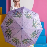 Зонт женский автомат складной 