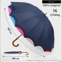 Зонт-трость деревянная ручка