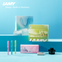 LAMY/凌美鋼筆禮盒 狩獵系列2023年限定德國小鎮墨水筆官方旗艦店 大學生文具簽字筆 情侶禮物高檔節日禮品