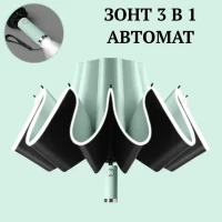 Зонтик обратного сложения антиветер