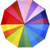 Зонт женский автомат радуга