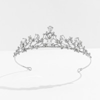 特价供应合金头箍皇冠发饰合金电镀锆石发箍欧美头饰速卖通爆款