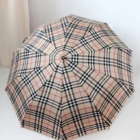 зонт женский, автомат, 10 спиц, антиветер, большой купол 118 см, рисунок клетка, подарок