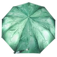 зонт женский автомат • зонтик складной компактный • зонты для женщин • сатин • легкий