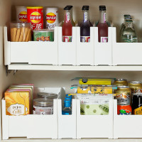 厨房家用直角收纳盒桌面收纳筐橱柜置物架面膜整理盒杂物储物盒子