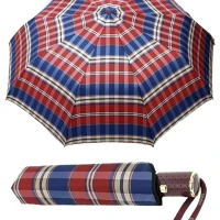 Зонт прочный клетка, полный автомат