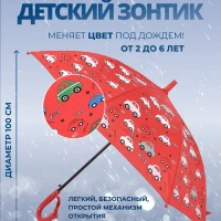 Зонт детский для девочки мальчика меняющий цвет