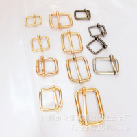 拉芯 日字扣 包包五金调节扣 DIY箱包服饰配件 针通扣 铁线日扣