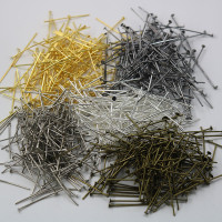 DIY串珠饰品配件 铁配件T形针 平头针 T针 T字针金属配件