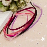 DIY发饰配件 手工彩色包布发箍头箍 手工饰品配件 儿童成人发箍