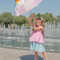 Зонт-трость детский "Единорог"