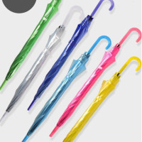 批发 l创意小清新长柄透明伞彩色直杆透明雨伞广告自动伞可加logo