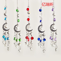 跨境简约太阳捕手水晶球吊坠水晶挂件挂饰饰品园艺装饰品现货批发