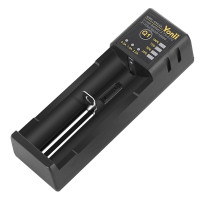 Умное зарядное устройство для батарей 18350, 18490, 18650, 21700, 22650, AA/AAA/SC, Li-Ion, NiMh, NiCd