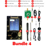 HackRF Portapack H2 Mini Mayhem удельная модификация прошивки + HackRF One 1 МГц до 6 ГГц SDR + батарея 1400 мАч + 0,1 ppmTCXO