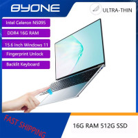 Ноутбук BYONE, 12/16+256/512ГБ 1ТБ, экран 15.6", Intel N5095, цвет в ассортименте