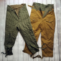 進口全新庫存原品俄羅斯蘇聯時代M81重磅帆布坦克褲帶內膽工裝褲