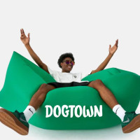 DOGTOWN 綠色DT LOGO氣墊牀充氣沙發充氣懶人沙發柔軟沙發牀網紅