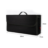 Портативный складной органайзер для багажника автомобиля KAWOSEN, тканевый контейнер для хранения и поддержания порядка в салоне автомобиля, сумки, коробка для хранения CTOB04