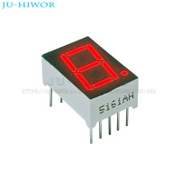 10 шт., 0,56 дюйма, 10 контактов, 5161AS 5161BS, 1-битная цифра, 7-сегментный красный светодиодный цифровой дисплей, цифровой дисплей