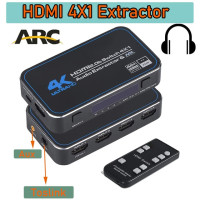 Аудиопереключатель HDMI 2,0, 60 Гц, 4K, HDR, ARC