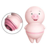6 режимов милый свиной язык лижущий вибратор секс-игрушки для женщин Стимулятор клитора USB зарядка Женский мастурбатор Массажер для сосков