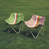 MK戶外露營摺疊椅可攜式月亮椅摺疊靠背躺椅野營小凳子寫生椅釣魚凳