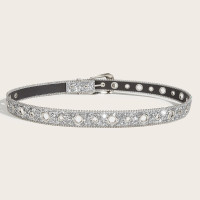 Ремень Стразы для девушек, ковбойский ремень для женщин, ремень с пряжкой на талии, джинсы, платье, брюки, брюки