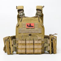戰術快拆背心多功能作戰防刺服真人cs裝備衣服胸掛防彈背心負重男