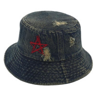 Джинсовая шапка, хлопковая Панама, джинсовая Рыбацкая шляпа, джинсовая Панама, Пляжная Шляпа