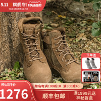 美國5.11戶外沙漠靴511通勤中筒透氣6寸拉鍊戰術靴 W/12395