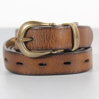 Роскошный дизайнерский женский ремень из натуральной кожи, модный чистый медный ремень с пряжкой, пояс высокого качества, трендовый женский ремень для джинсов