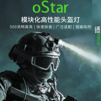 納麗德oStar頭燈可拆可充電多功能強光戶外頭燈戰術安全帽燈救援燈