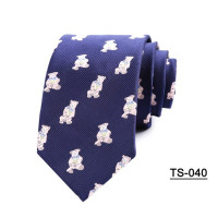 Мужской галстук DIANM 7 см, темно-синий галстук с животными, галстуки для мужчин, свадебные галстуки из полиэстера, мужские галстуки для бизнеса