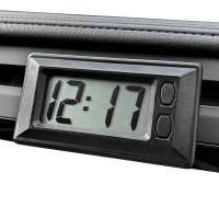 Цифровые часы для приборной панели автомобиля, маленькие цифровые часы с аккумулятором, электронные цифровые часы для автомобиля, самоклеящиеся Светодиодные Автомобильные часы