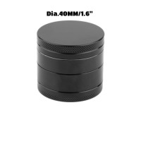 Домашняя травяная дробилка, измельчитель для специй и трав, металлический слой, 40 мм, кухонные аксессуары