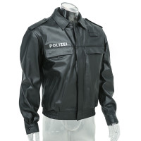 德國Polizei公發nappA級小牛皮執法皮衣皮夾克2020版戶外騎行哈雷