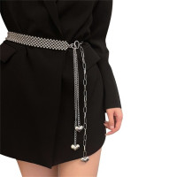 Блестящий женский костюм скинни в виде сердца и кисточек для джинсов