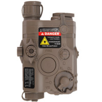 PEQ15復刻全功能紅綠鐳射激光戰術電池盒改裝配件軟彈玩具槍配件