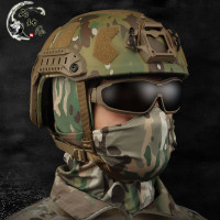 第二代戰術頭套護臉矽膠口罩 騎行防曬防風面罩 親膚絲滑透氣頭套