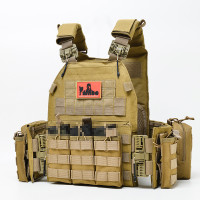 戶外野戰CS運動海豹六隊快拆戰術背心 SPC多功能尼龍護甲裝攜背心