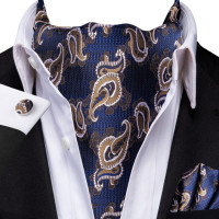 Черные, розовые, синие, красные, золотые, зеленые, фиолетовые, белые, бежевые, шелковые мужские аскотский галстук, галстук, Ханки, запонки для мужчин, свадебные, деловые, подарок на выпускной вечер