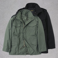 戶外野戰M65風衣美軍二戰衝鋒衣夾克男軍迷服飾工裝戰術作訓外套
