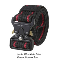 Ремень тактический Мужской, ремень с регулируемой талией для охоты, спорта, выживания, тренировок, охоты, боевой, с быстроразъемной пряжкой