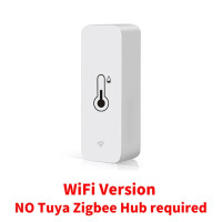 Датчик температуры и влажности Tuya Wi-Fi Zigbee, дистанционное управление через приложение для умного дома, умный дом var SmartLife, работает с Alexa Google Assistant