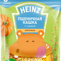 Каша пшеничная детская Heinz с 5 месяцев, с тыквой, молочная, сухая, 200 г