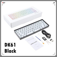 Dk61/dk68 3 режима Беспроводная 3/5pin Горячая замена Rgb механическая клавиатура Diy Kit 68 клавиш 61 клавиши Bluetooth5.0 2,4G механические клавиатуры