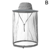 Панама от комаров и насекомых в стиле унисекс, летняя уличная шляпа от солнца в джунглях, для рыбалки, из дышащей сетки, для всего лица