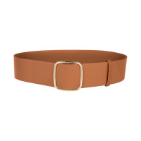 Ремень женский винтажный с пряжкой, люксовый дизайнерский повседневный кожаный пояс без отверстий для брюк и платьев