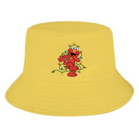 Elmo Рождественские огни унисекс Панама Шляпы Улица Сезам хип-хоп Рыбалка солнцезащитная Кепка модный стиль дизайн